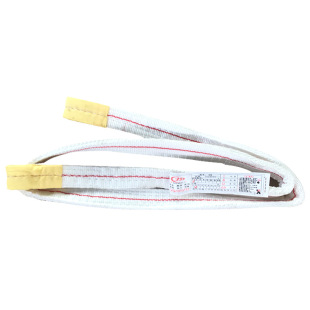 Factory Direct Supply Flat Lifting Belt White Polyester Multi-Specification Lifting Belt Wear-Resistant and Corrosion-Resistant Lifting Sling