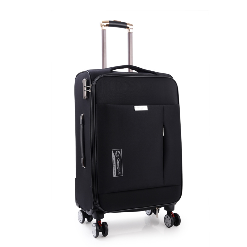 工厂批发内置拉杆箱弹簧轮24寸防水牛津布行李箱男商务登机箱20寸|ru