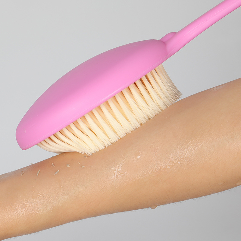 Hogar mango largo PP cepillo de baño nylon pelo suave cepillo de baño Baño frotar la espalda frotar artefacto en stock al por mayor