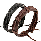 Fashion Leather Bracelet Wholesale Cross Leather Beaded Bracelet display picture 8