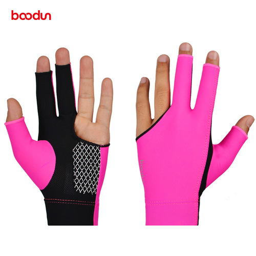 Burton's new 1076 billiard gloves silicone non-slip billiard gloves fingerless breathable three-finger gloves stretch lycra