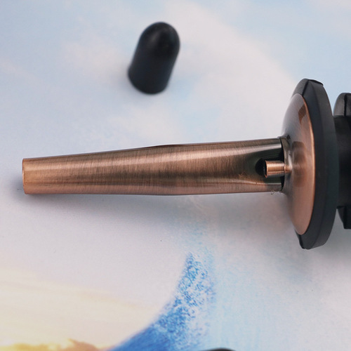 Stainless steel wine pourer, bartending spout, wine pouring oil bottle stopper, bronze-plated flow guide, colorful bartending set, gun black