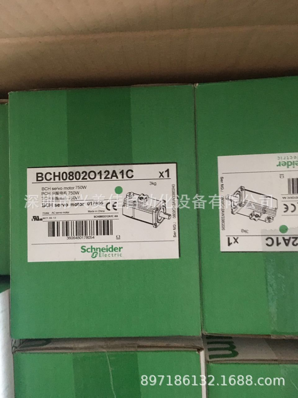 施耐德伺服电机BCH0802O12A1C全新原装正品