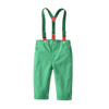Autumn Christmas children's set for boys, bow tie, overall, suitable for import, children's clothing