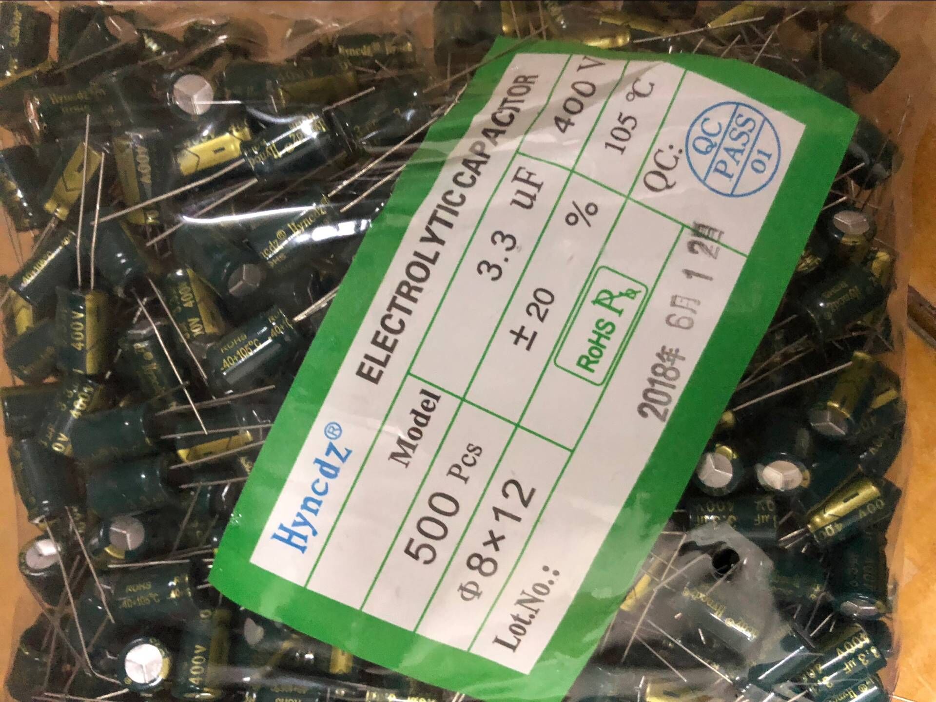 供应hyncdz铝电解电容 400V3.3UF