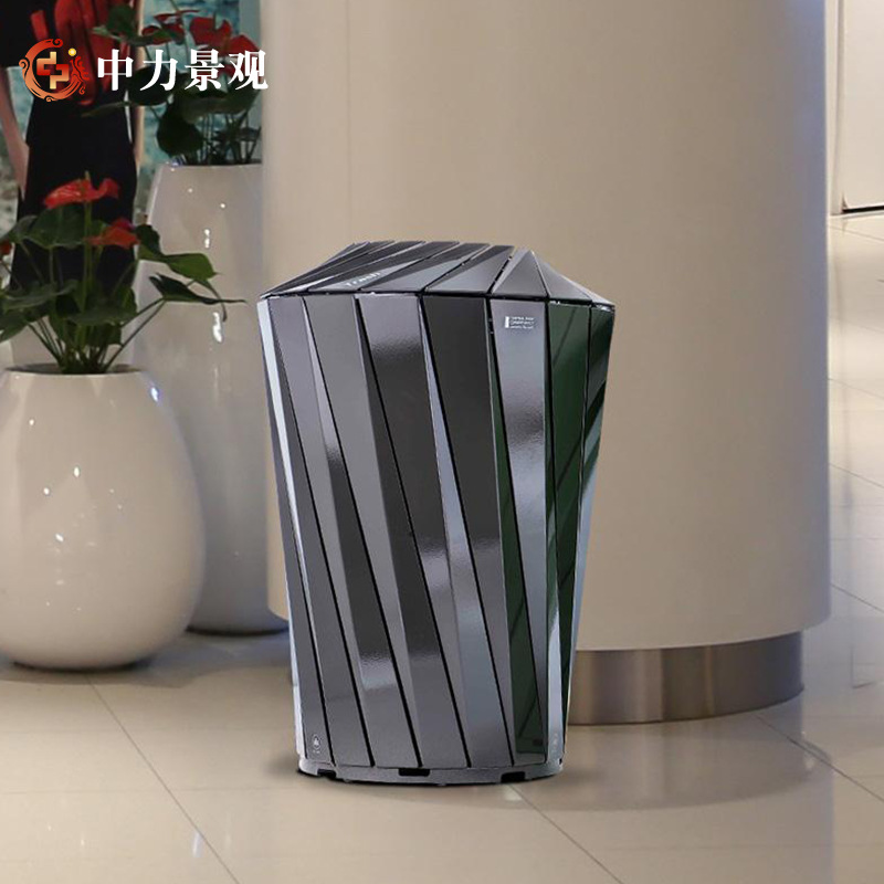 厂家定制酒店大堂专用不锈钢创意垃圾桶定制宾馆欧式不锈钢烟灰桶