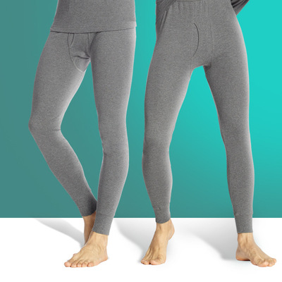 秋冬季纯棉男士保暖裤内衣修身显瘦打底裤不起球弹力透气厂家批发|ms