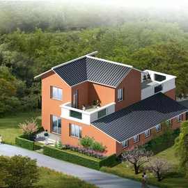 云南地区钢结构房屋 乡村轻钢小别墅施工 轻钢结构房屋设计
