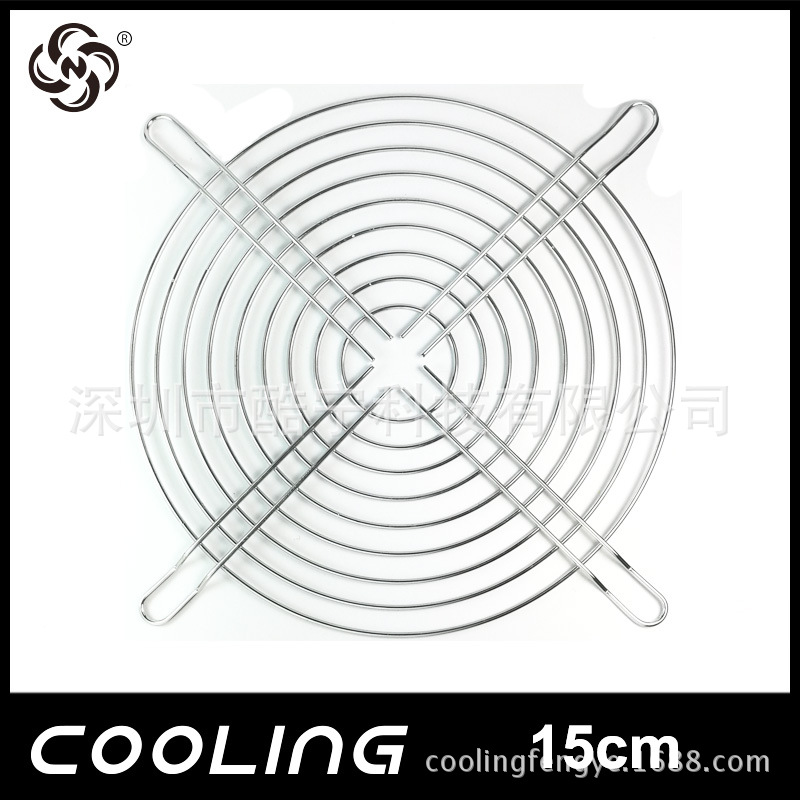 深圳酷宁直供150mm网金属风扇网罩防尘过滤网罩耐腐蚀性好