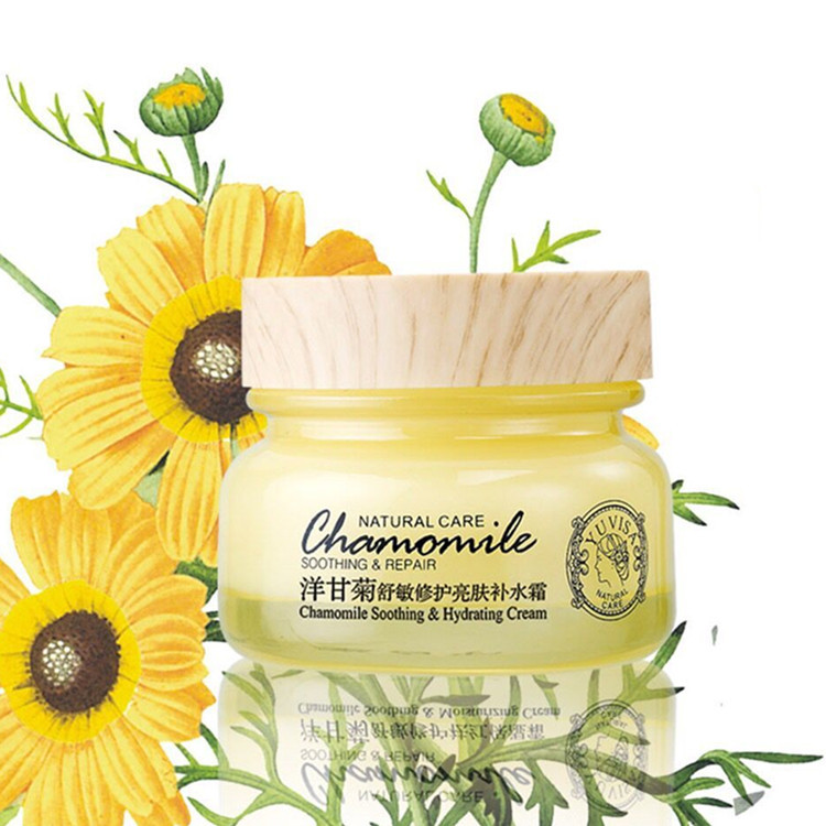 雨微莎 洋甘菊保湿补水面霜60G面部护理护肤品