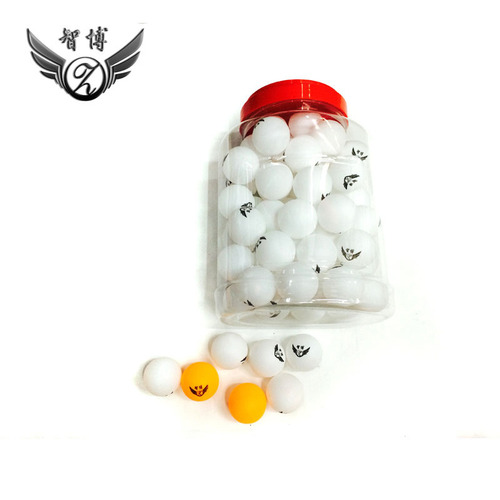 Zhibo Table Tennis Wholesale 40mm Seamless Serving Machine Balls 60 Pieces in a Bucket Lottery Leisure Entertainment Balls