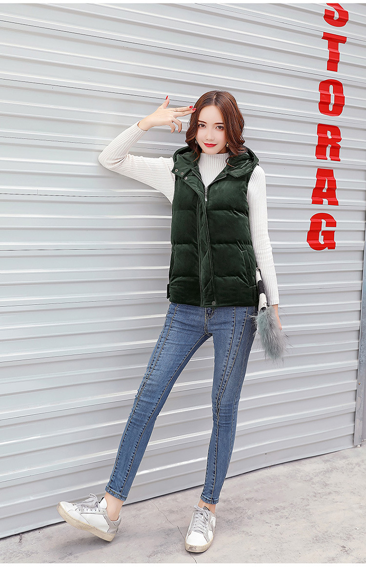 Gilet femme en Velours d or - Ref 3317509 Image 29