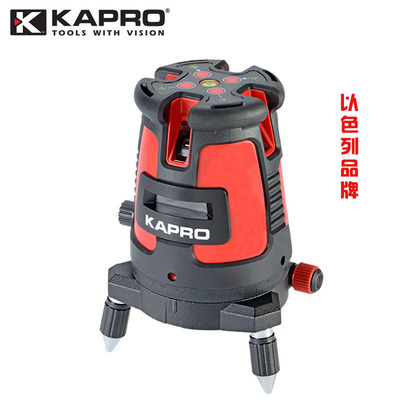 以色列KAPRO开普路高精度强光五线红外激光水平仪绿光进口找平仪|ru