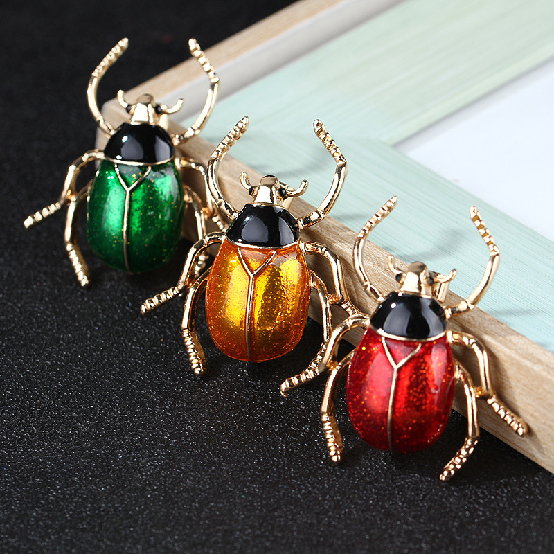 Cartoon Style Cute Insect Alloy Enamel Inlay Rhinestones Unisex Brooches display picture 2
