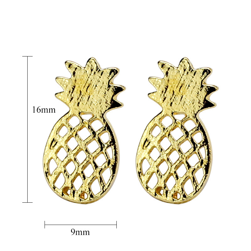 Pink Pineapple Earring