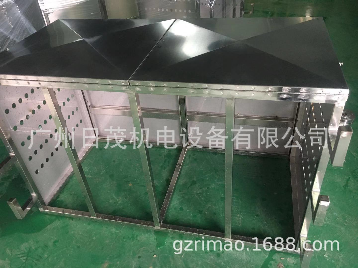 不锈钢垃圾箱来图做 激光切割 折弯焊接打磨 厂家销