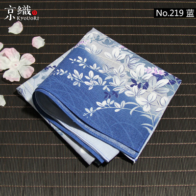 【219】京织KYOUORI 日本制棉手帕 印花大手帕