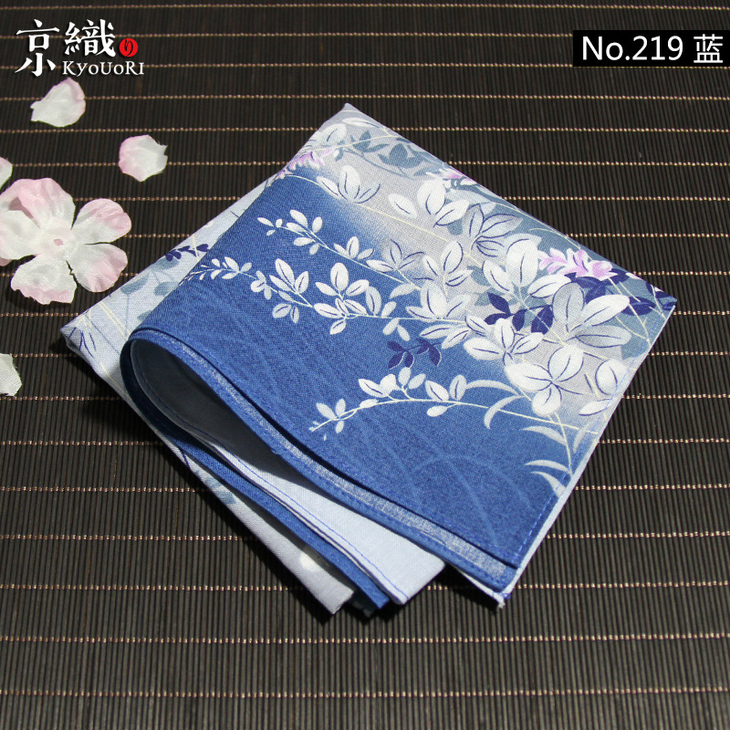 【219】京织KYOUORI 日本制棉手帕 印花大手帕