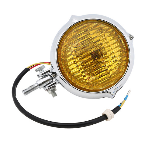 Motorcycle accessories 3.5-inch motorcycle modified retro headlight electric car cool black headlight headlight