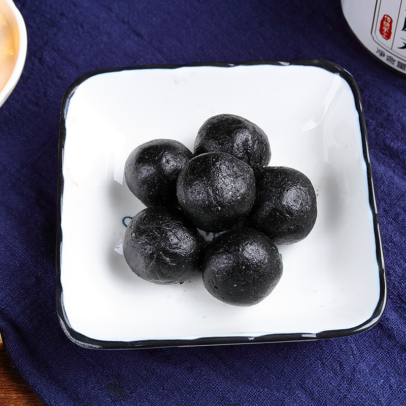 Nine-Steamed Nine-Sun-Dried Black Sesame Pills Hei Zhi Ma Wan 200g Low Sugar Honey Paste Balls key features