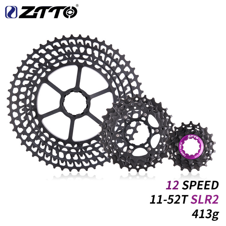 ZTTO 12S 11-52T Bicicleta de montaña 11/22/33 Velocidad 11-52T Volante grande CNC hueco