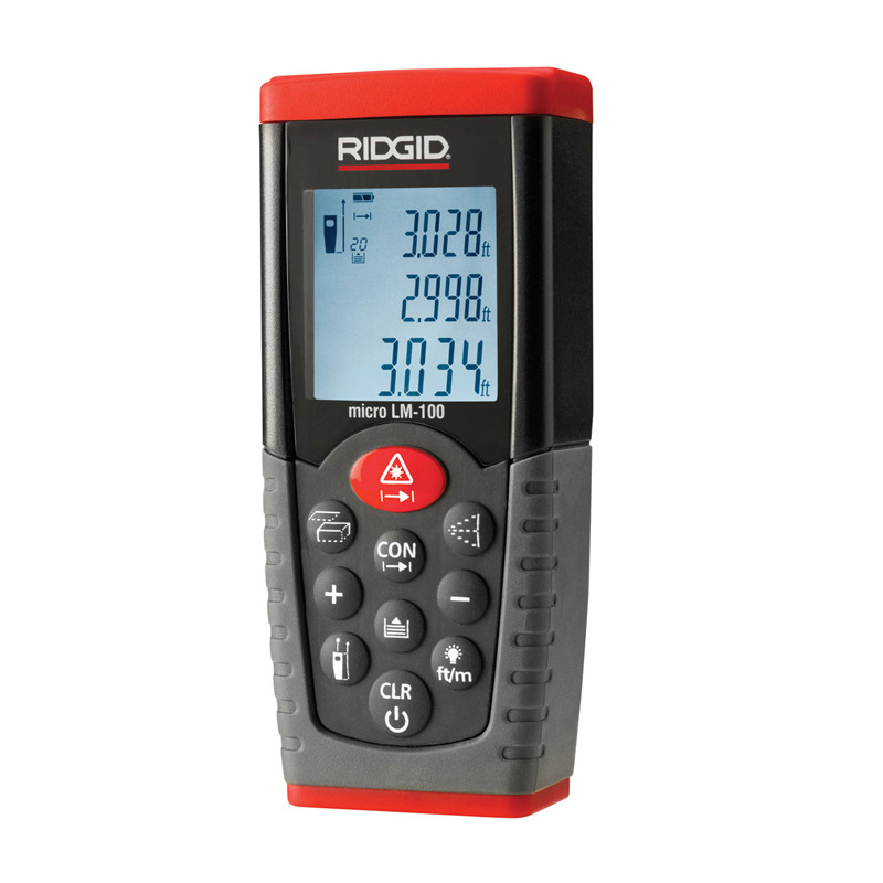 【艾默生·RIDGID自营】里奇micro LM-100 精度激光测距仪