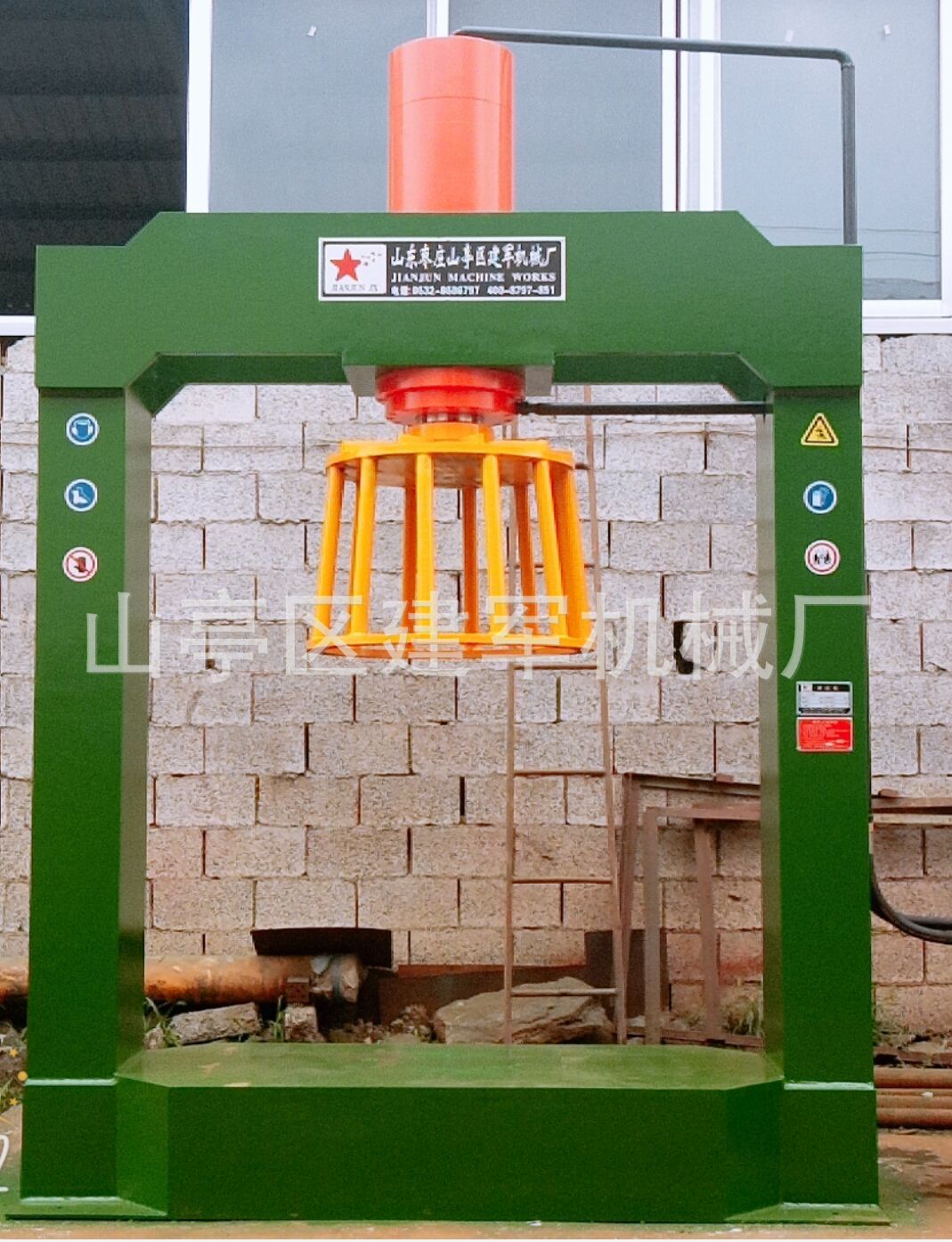 供应叉车轮胎160T压胎机  厂家出售