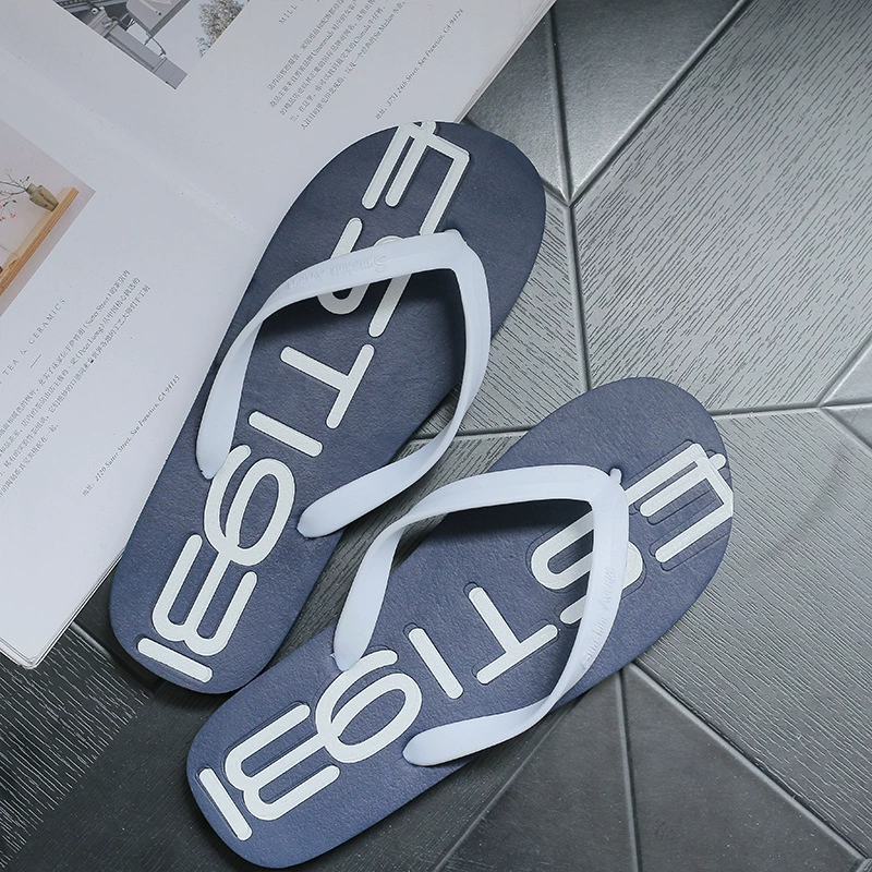 Летние трендовые шлепанцы для отдыха, неб_slip beach slippers, корейский стиль, плюс-сайз