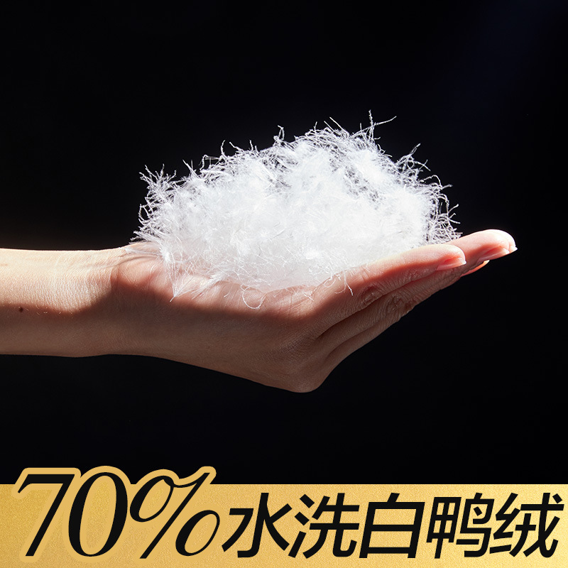 direct deal New GB washing 70 White duck down high quality White fluffy Down Feather source wholesale