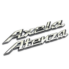 适用于马自达车贴 阿特兹昂克赛拉ATENZA车标金属车身AXELA车尾标