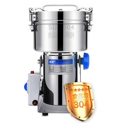 Western Kitchen Crusher 304 stainless steel traditional Chinese medicine Grinder Food grade Milling machine household Grain dried food Powder machine