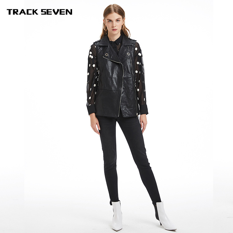 Gilet femme TRACK SEVEN en En cuir - Ref 3317536 Image 5
