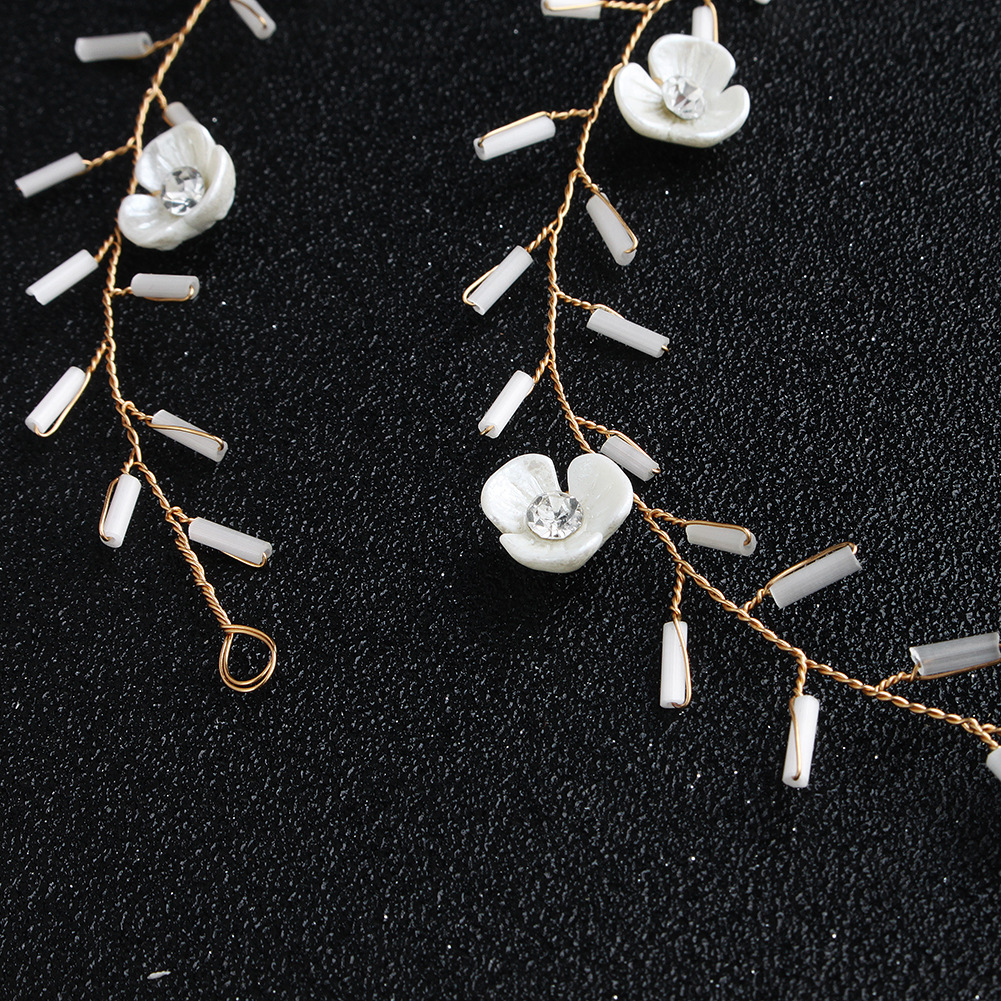 Plastic Fashion Flowers Hair accessories Alloy NHHS0396Alloy