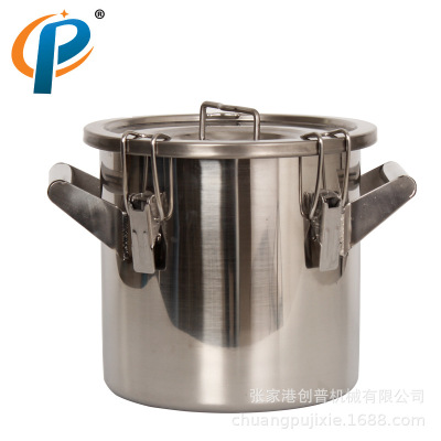 Stainless steel bucket Stainless steel seal barrel Pharmaceutical and chemical industry SS304 SS316L texture of material