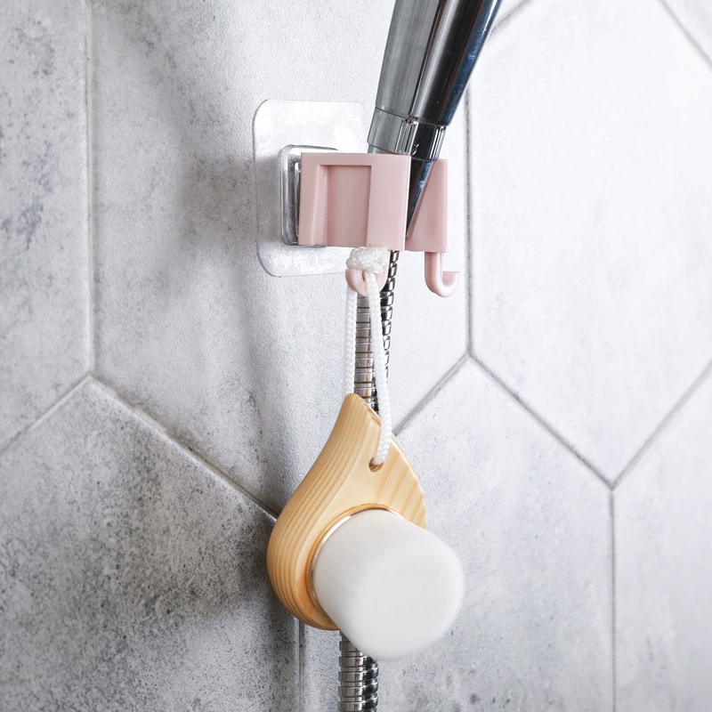 No punch-free fixed shower seat shower head base shower head accessories bathroom shower head support creative storage