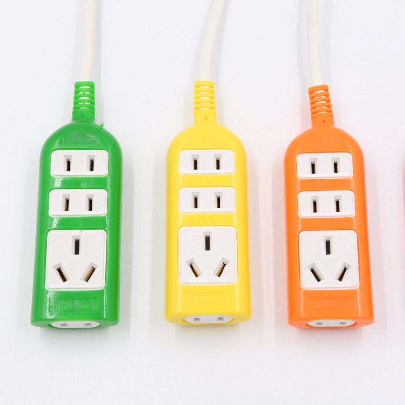 现货 防爆插座延长线电源线 电动车电瓶车充电插排超长接线板拖板