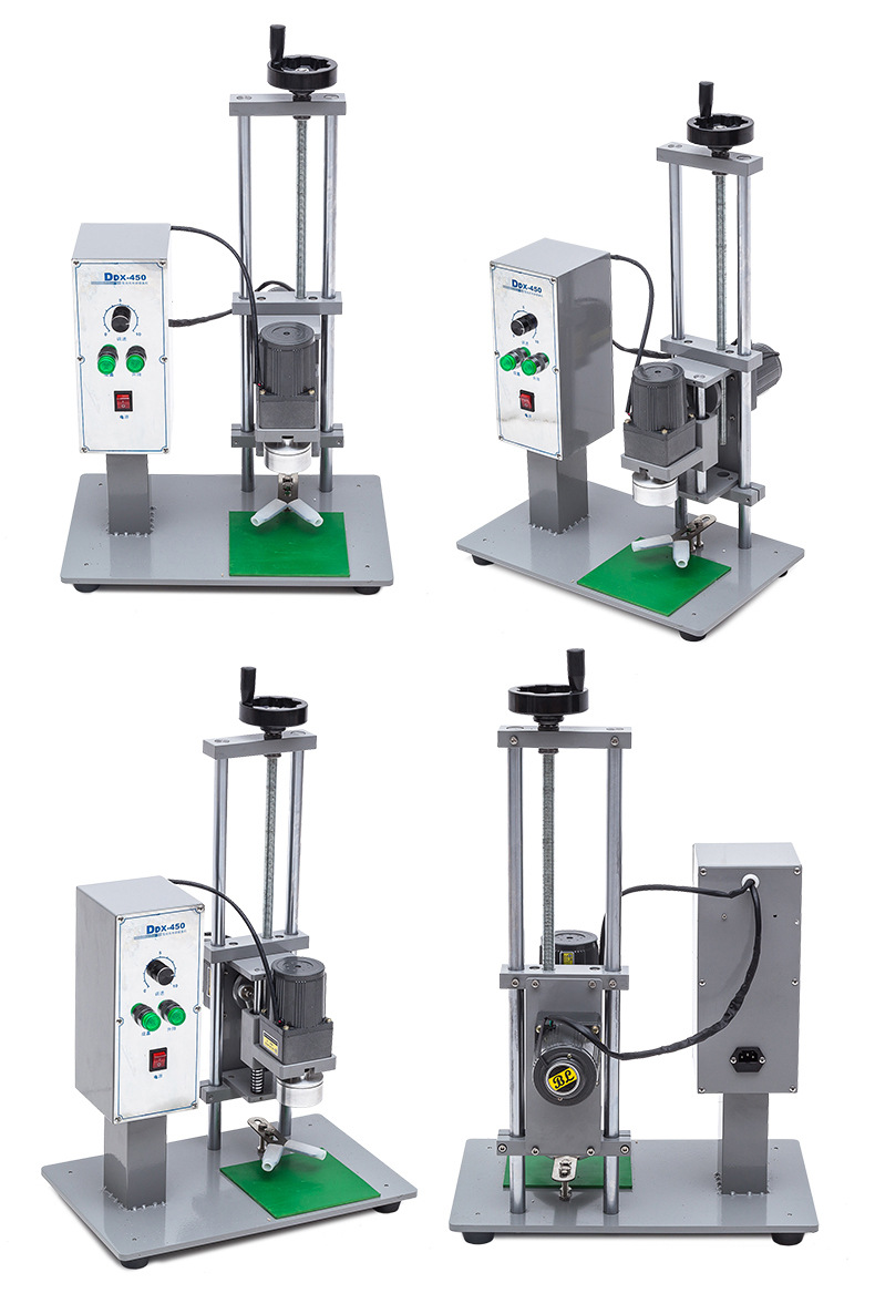 DDX450台式自动旋盖机 塑料瓶盖封口机 玻璃水机油桶矿泉水锁盖机详情11