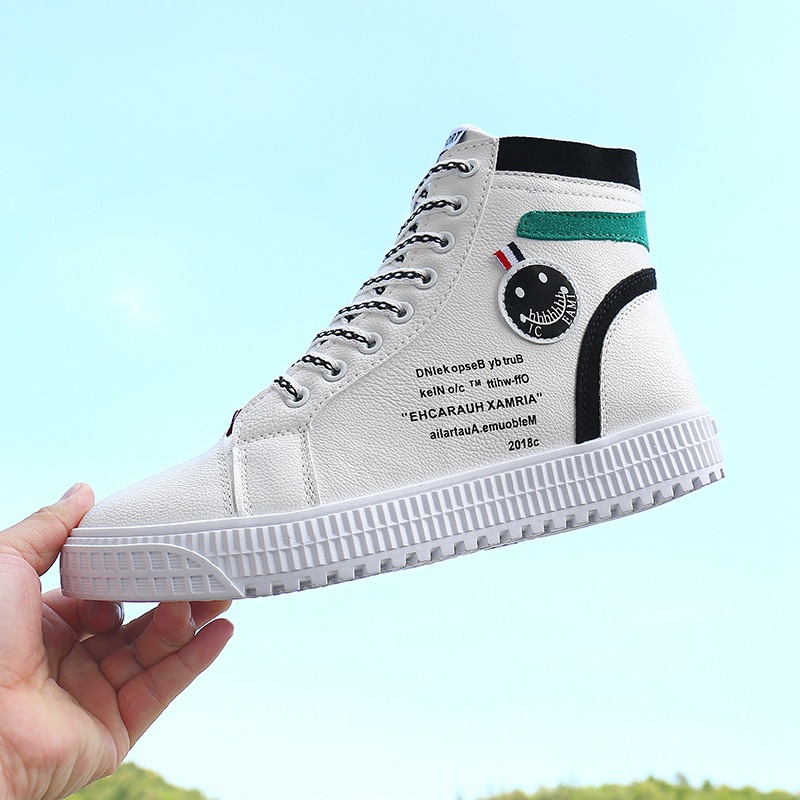 ins Ultra-fire 2018 Autumn and winter Gaobang Men's Shoes Hip hop Tide shoes 3 Same item Men's Bootie Versatile gym shoes