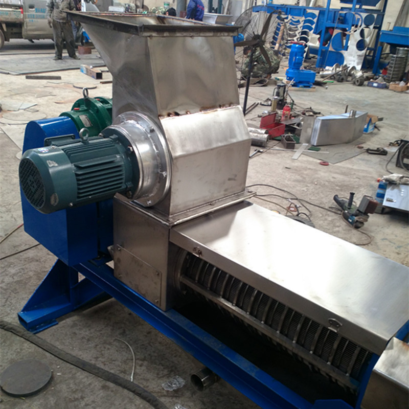 蔬菜垃圾脱水榨汁双餐厨垃圾脱水挤压设备厂家双螺旋脱水压榨机