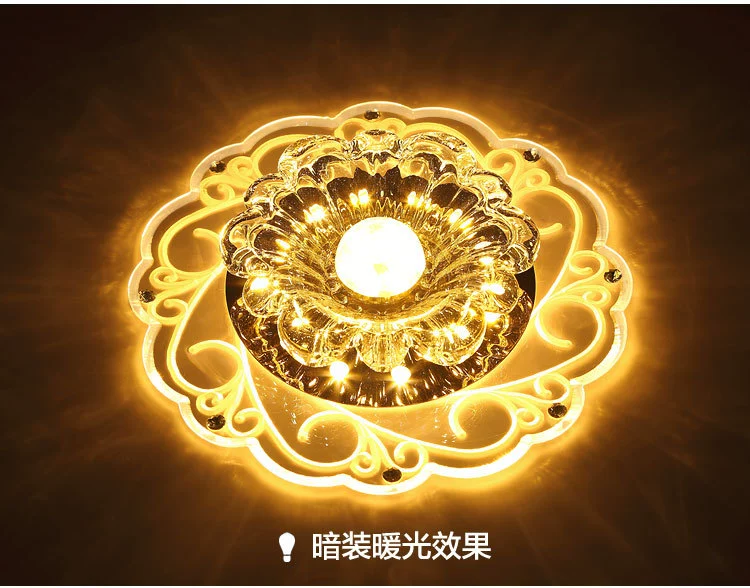 LED lights for corridor, small modern acrylic ceiling light for living room