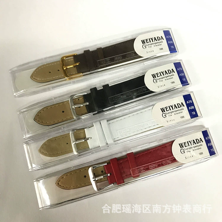 Weiyada Кожаный ремешок для часов Кожаный цветной кожаный ремешок для часов Унисекс