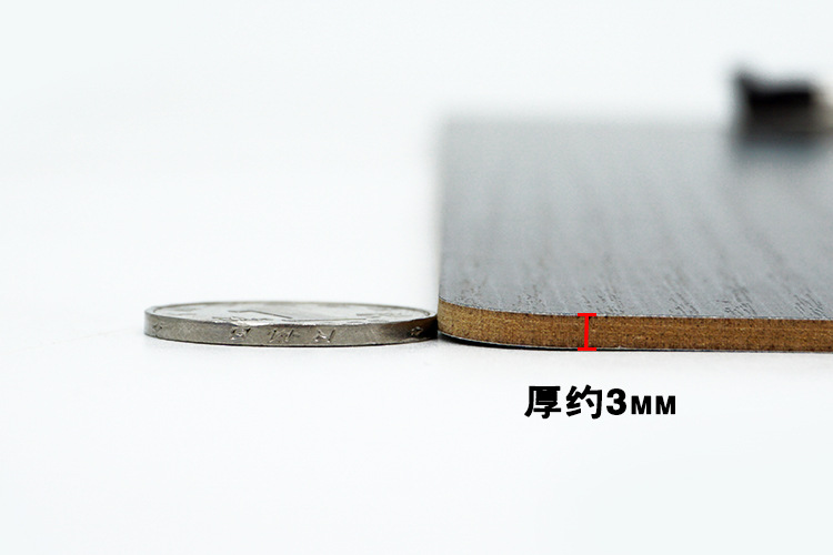 木纹风格木塑板夹A4/A5