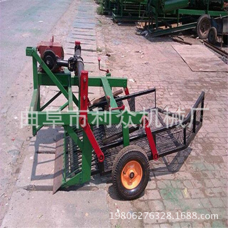 连云港 链条传动花生收获机 四轮带花生收获机