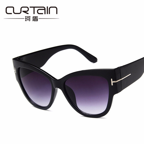 Cross-border supply 2018 Western and Eastern T-frame trendy sunglasses Fashion lady sunglasses 9778 sun glasses