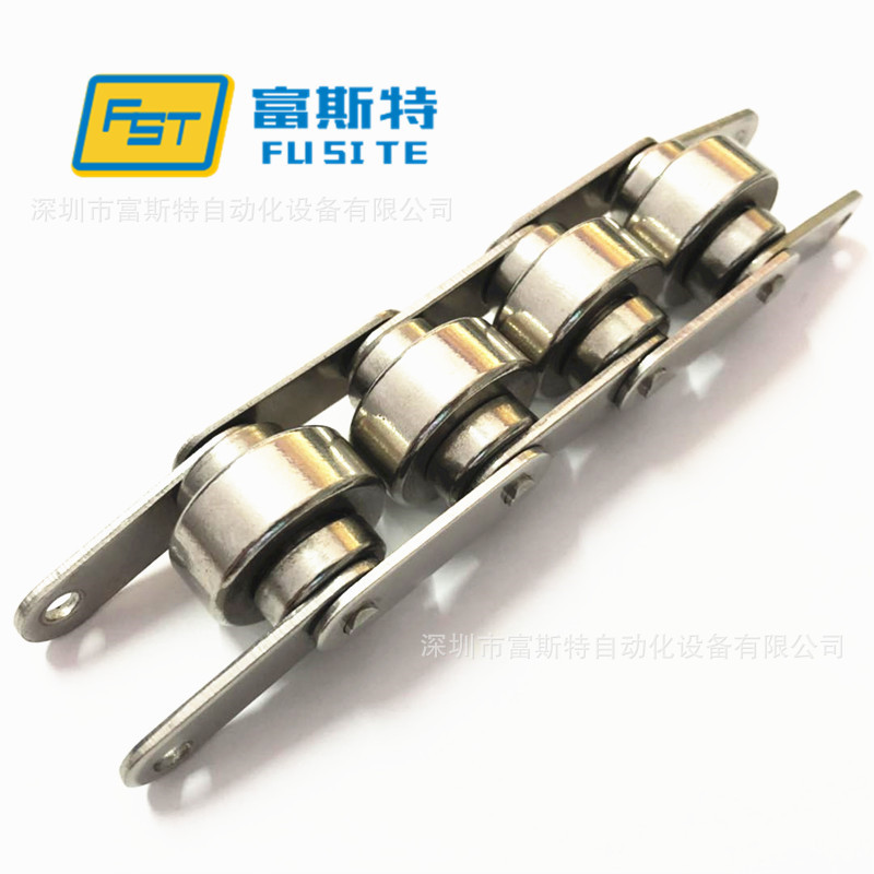 深圳2.5倍速输送链厂家 全304不锈钢链板链条 BS25-208A倍速链