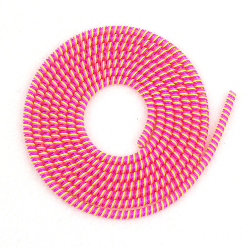 Mobile phone charging cable 1.1m three-color data cable protection rope three-in-one spring rope silicone universal protection rope