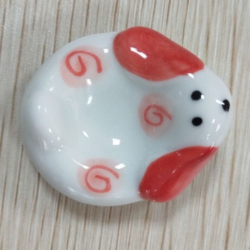 Japanese-style dog-shaped chopstick rest, personalized ceramic chopstick holder, restaurant and hotel supplies