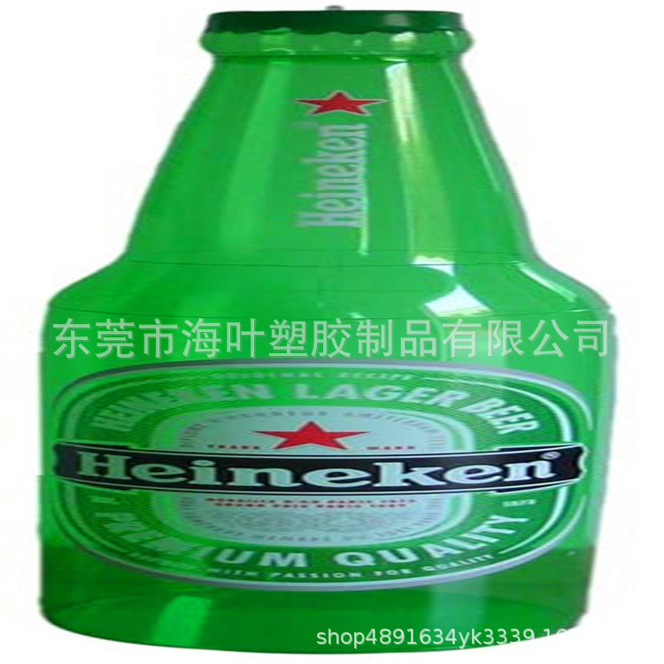 厂家供应   充气酒瓶   PVC充气瓶子   广告促销罐子   瓶子模型