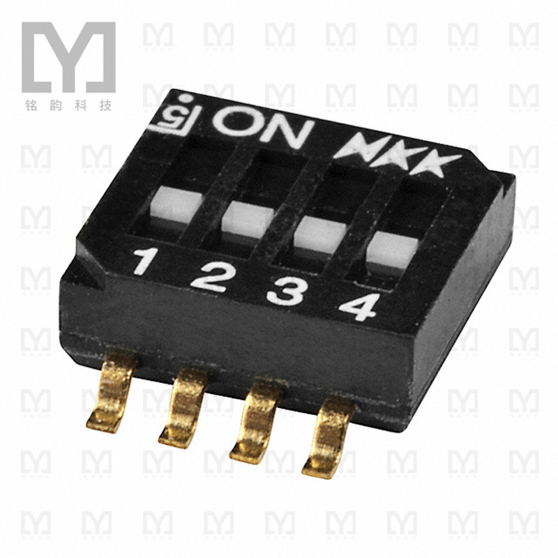 JS0404FP4【DIP开关】SWITCH SLIDE DIP SPST 25MA 24V