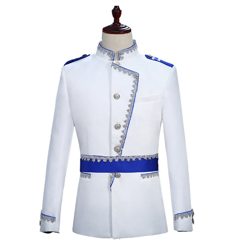 men's jazz dance suit blazers European style court dress for men stage show